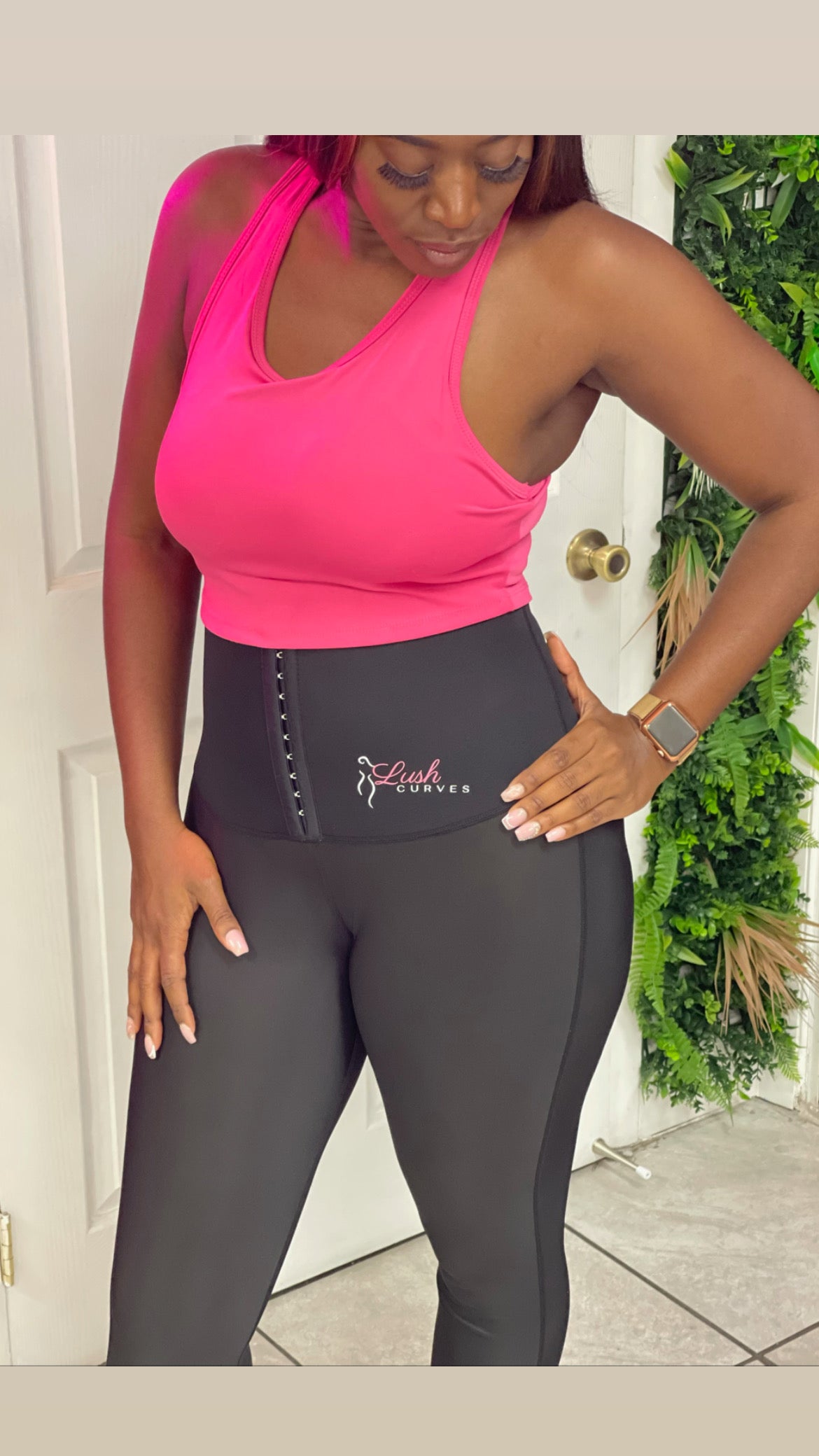 Lush Curves Sweat and Butt Lifting Leggings