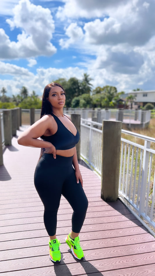 Racerback High Waist Active Set