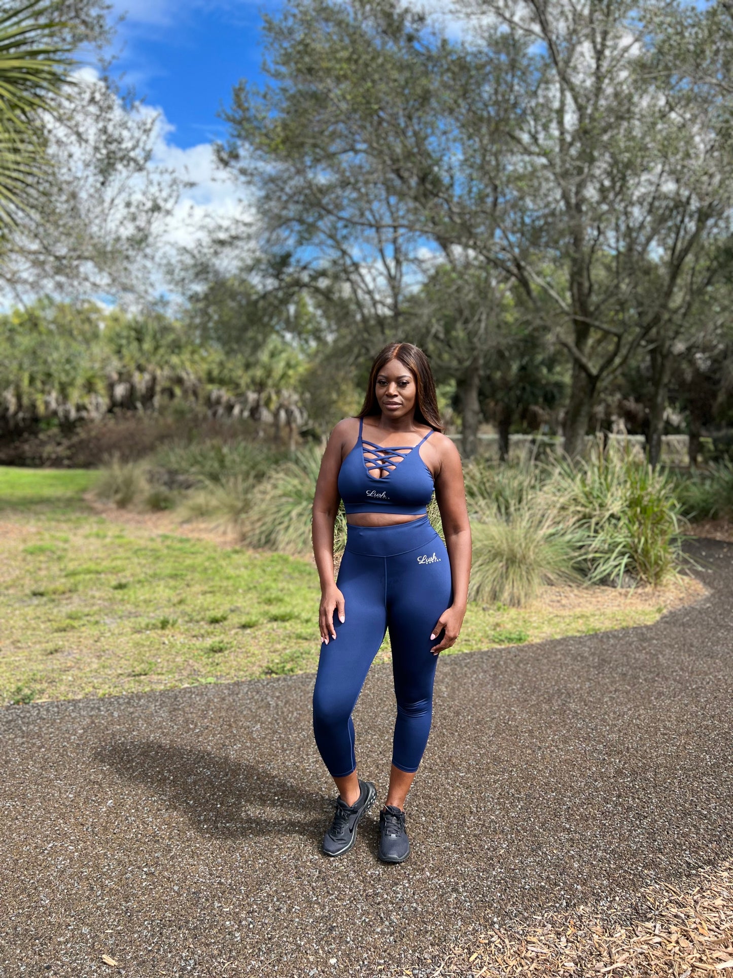 2 Piece High Waist Athletic Suit