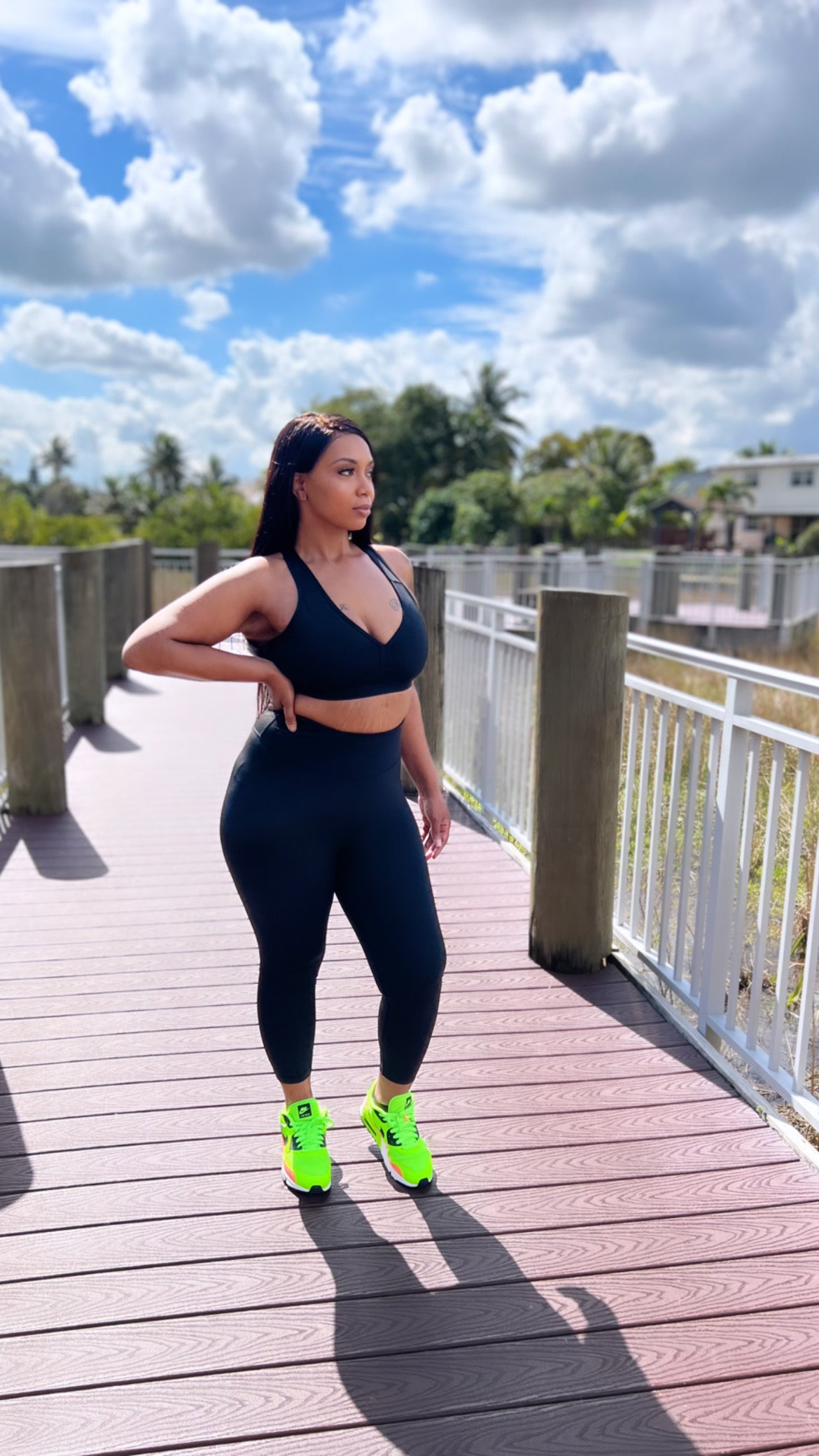 Racerback High Waist Active Set