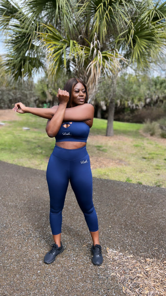 2 Piece High Waist Athletic Suit