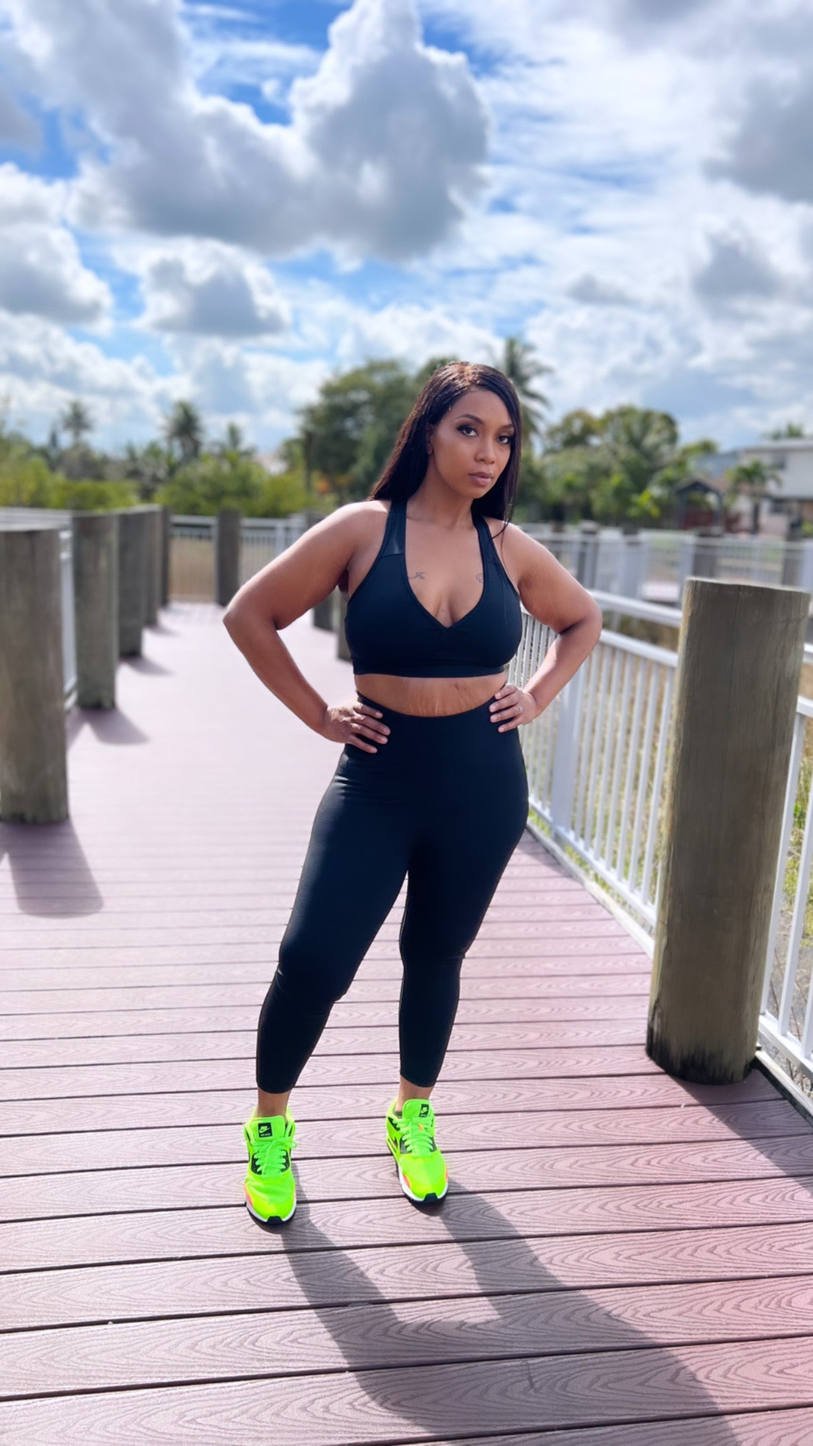 Racerback High Waist Active Set
